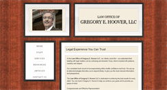 Desktop Screenshot of ghooverlaw.com